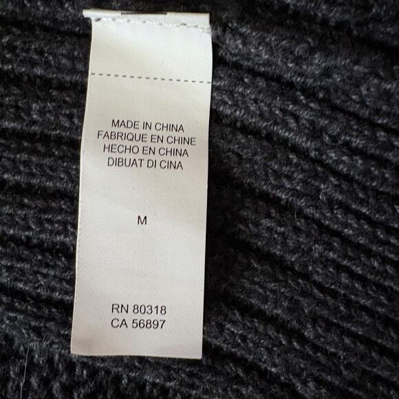 Indian Motorcycle Lucky Brand Full Zip Sweater Jacket Charcoal Gray  M GORPCORE - Picture 7 of 10